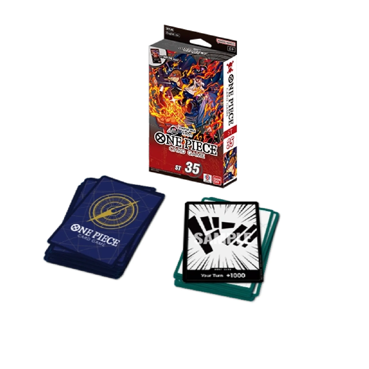 One Piece Card Game: ST-35 RED/BLACK Sabo - Starter Deck - Image 2