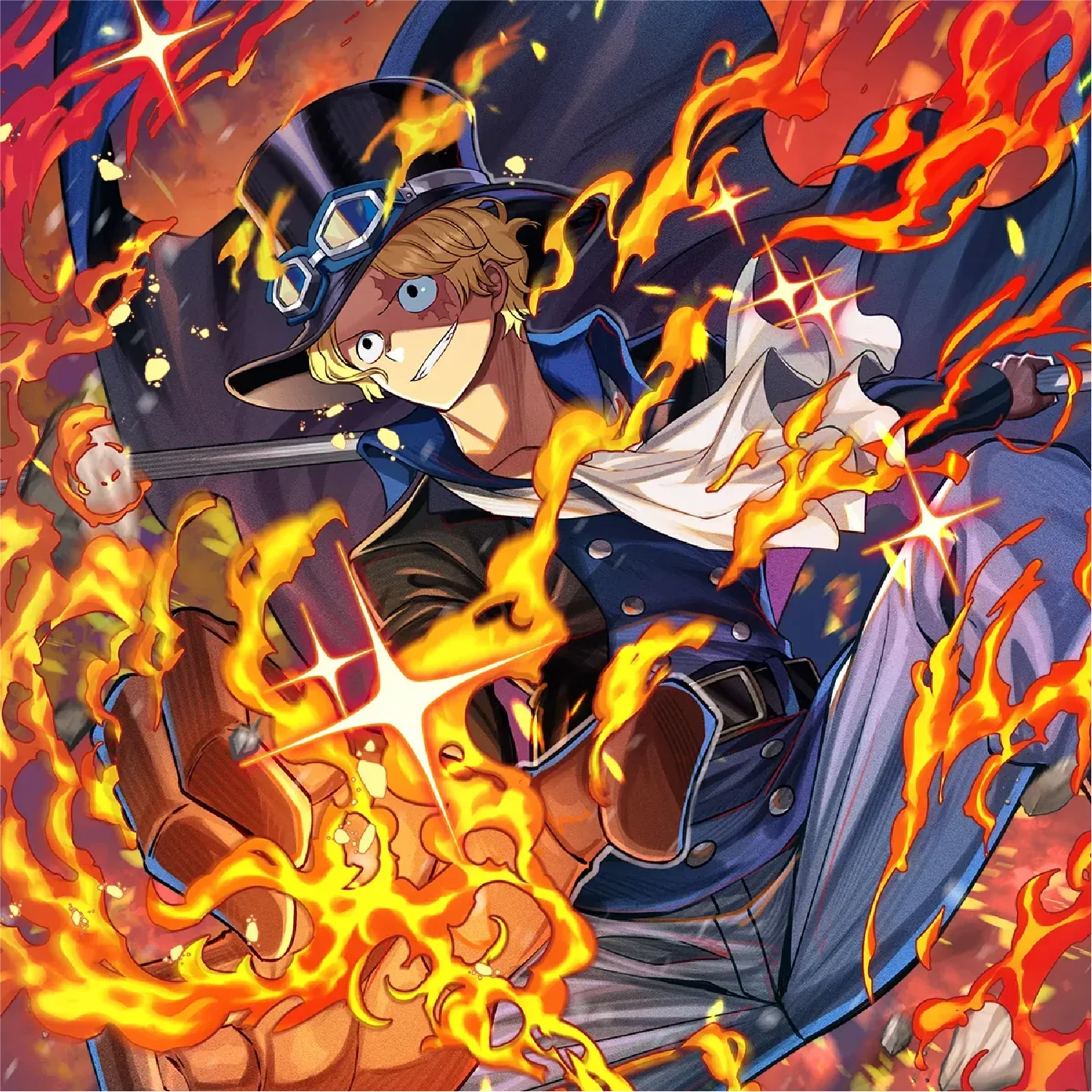 One Piece Card Game: ST-35 RED/BLACK Sabo - Starter Deck - Image 3