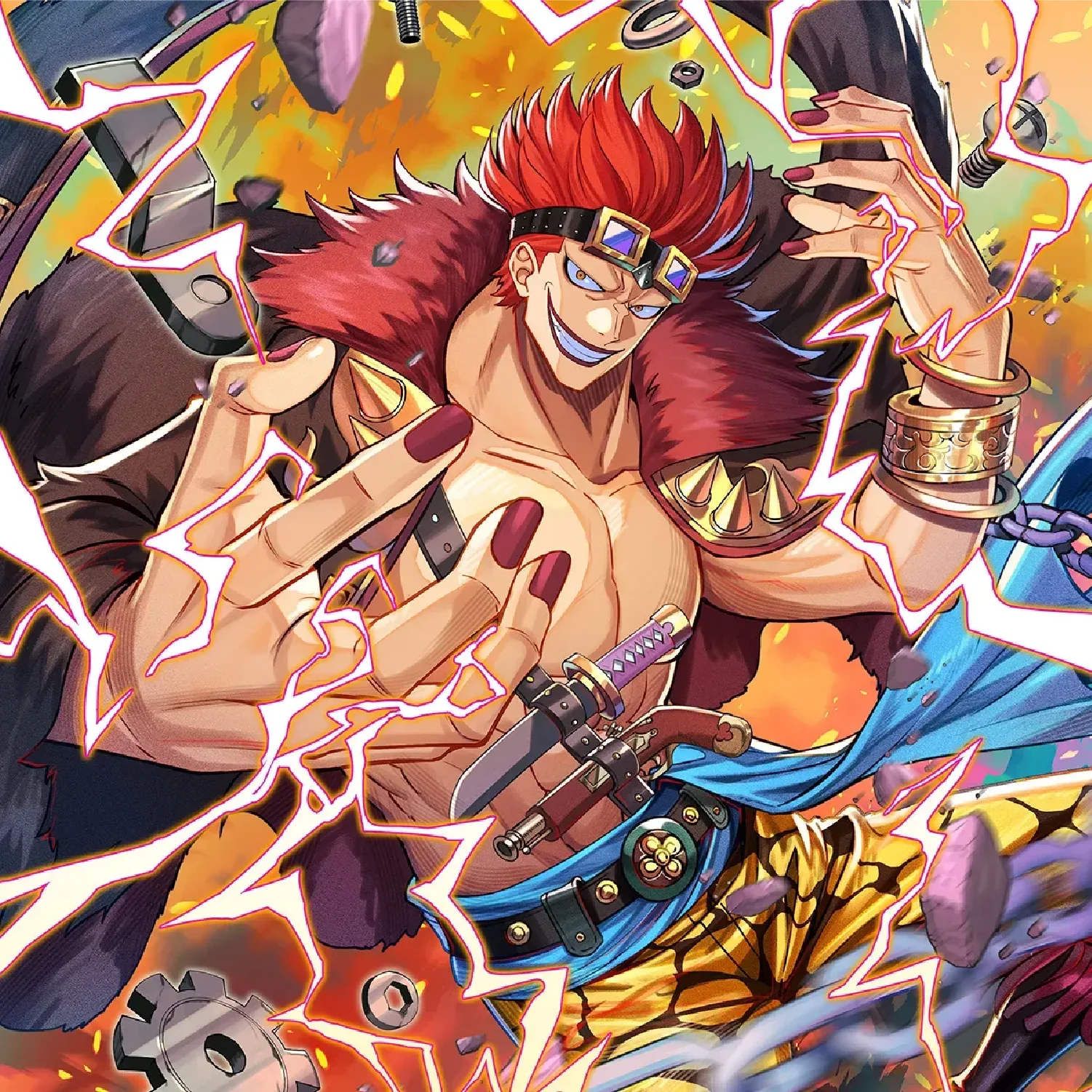 One Piece Card Game: ST-36 YELLOW Eustass Captain Kid - Starter Deck - Image 3