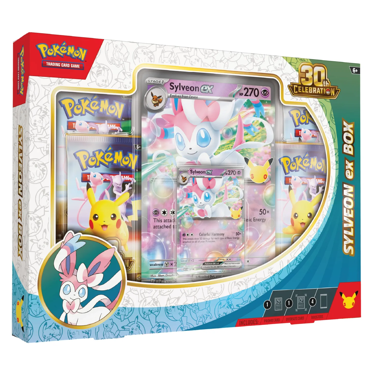 Pokemon TCG: 30th Celebration - Sylveon ex Box