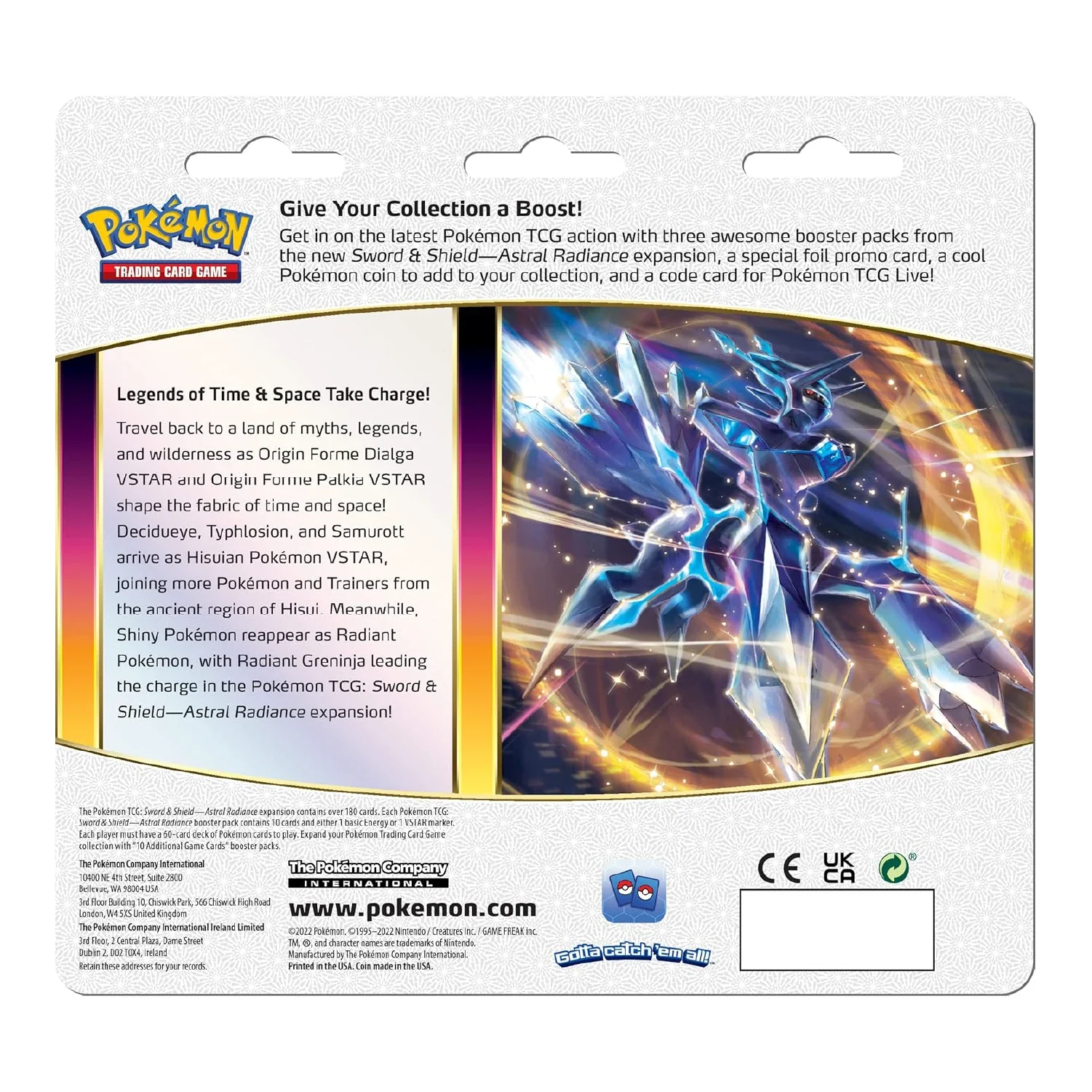 Pokemon TCG: Astral Radiance 3 Booster Packs - Sylveon Promo - Image 2