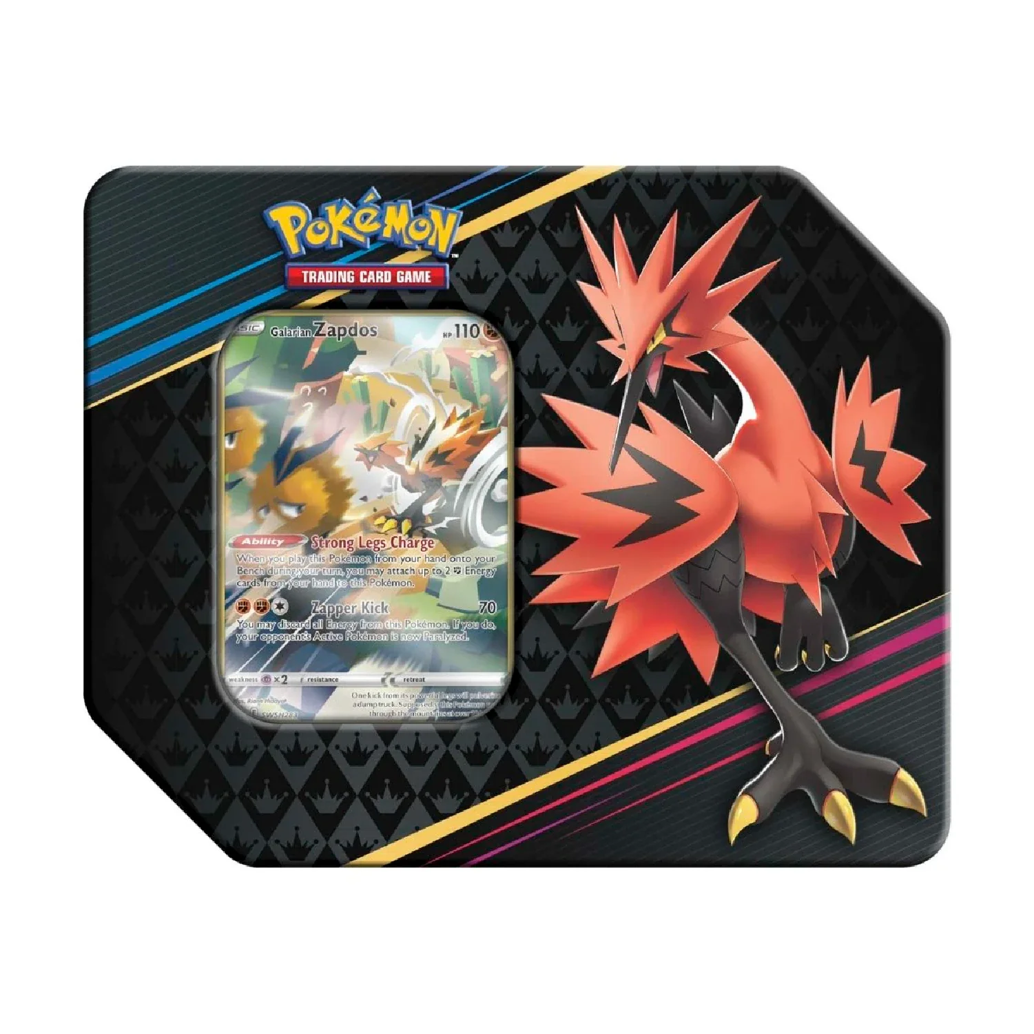 Pokemon TCG: Crown Zenith Galarain Tins