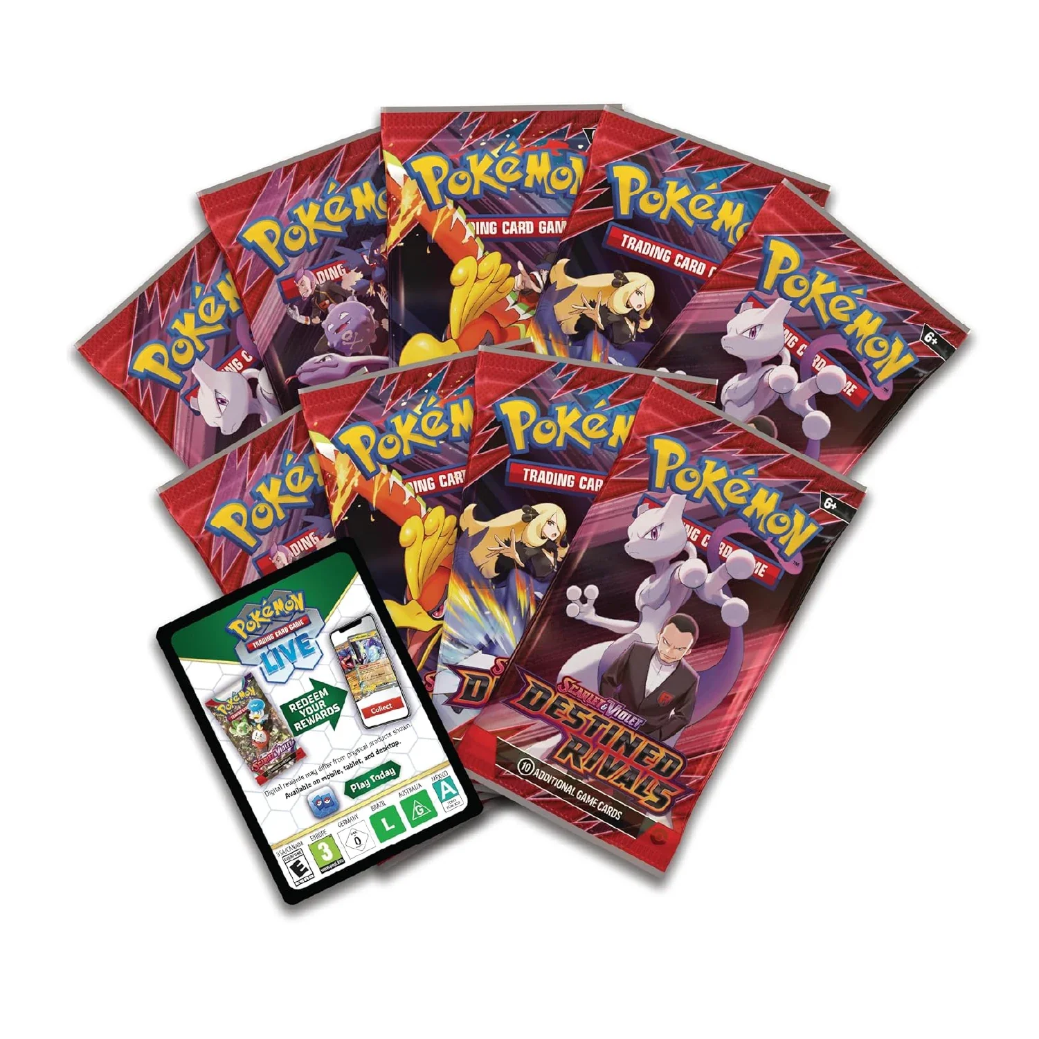 Pokemon TCG: Destined Rivals - Elite Trainer Box + Charizard 9-Pocket Binder Bundle - Image 4