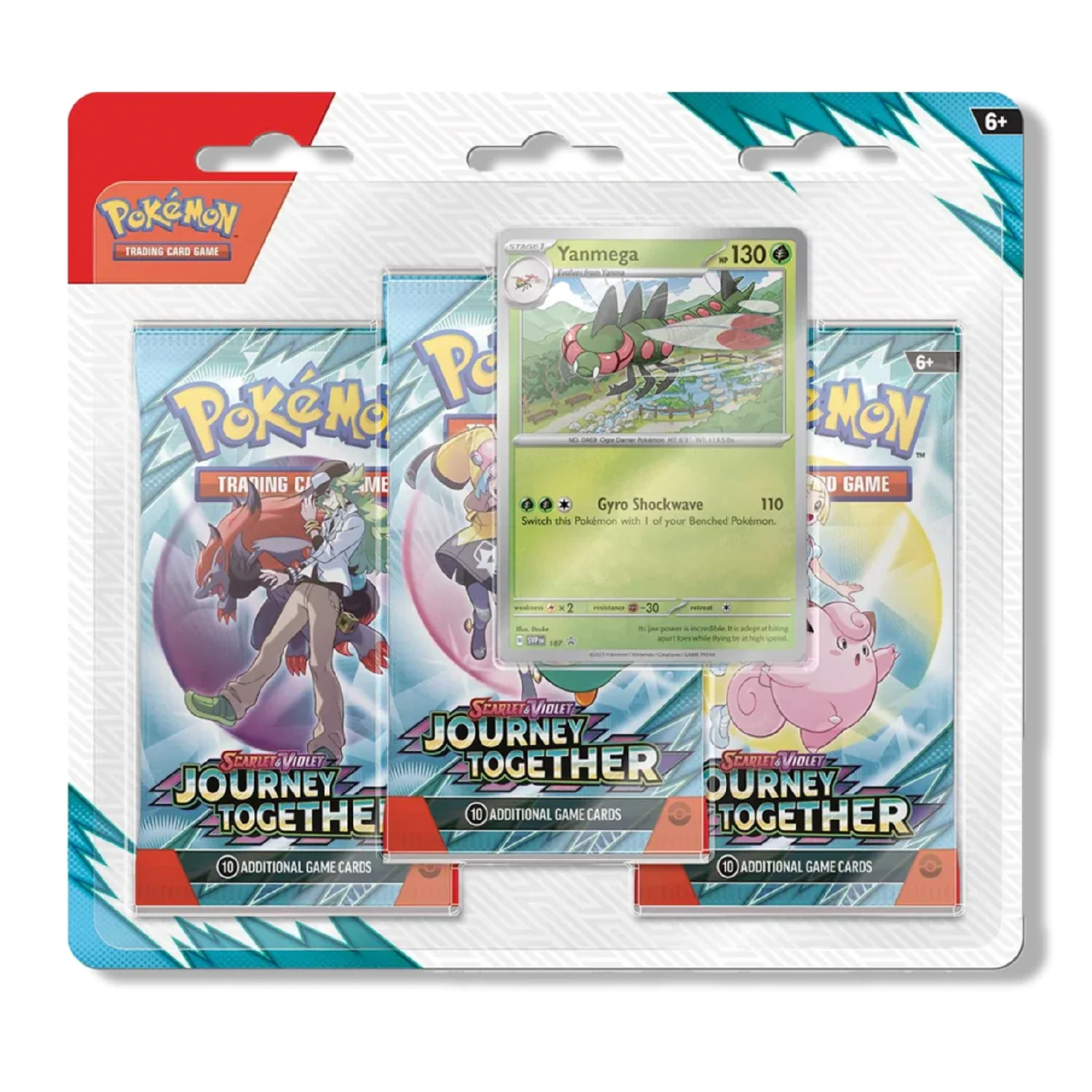 Pokemon TCG: Journey Together 3-Pack Blister - Image 2