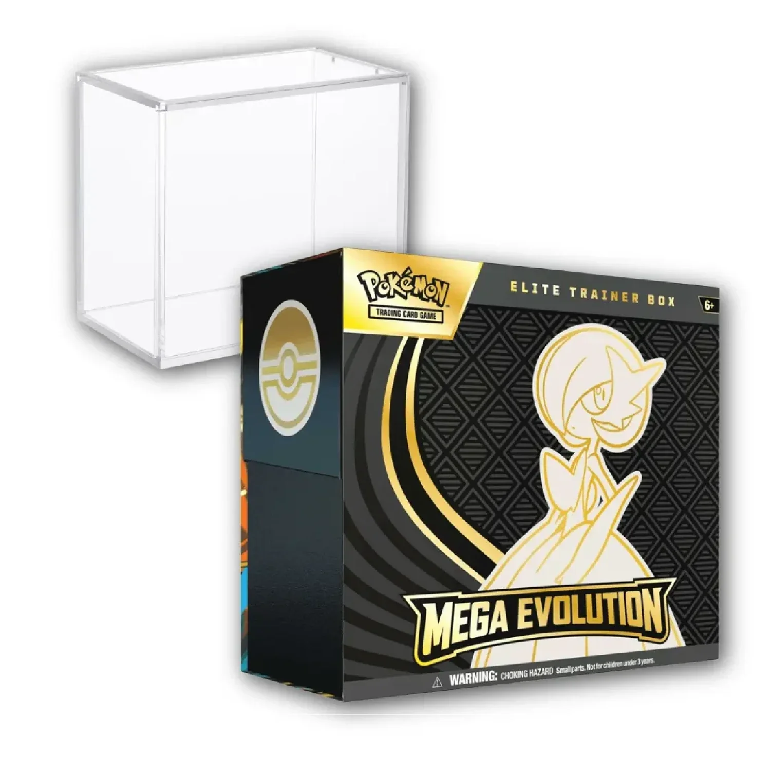 Pokemon TCG: Mega Evolution - Elite Trainer Box (Gardevoir) + Acrylic Display Case Bundle