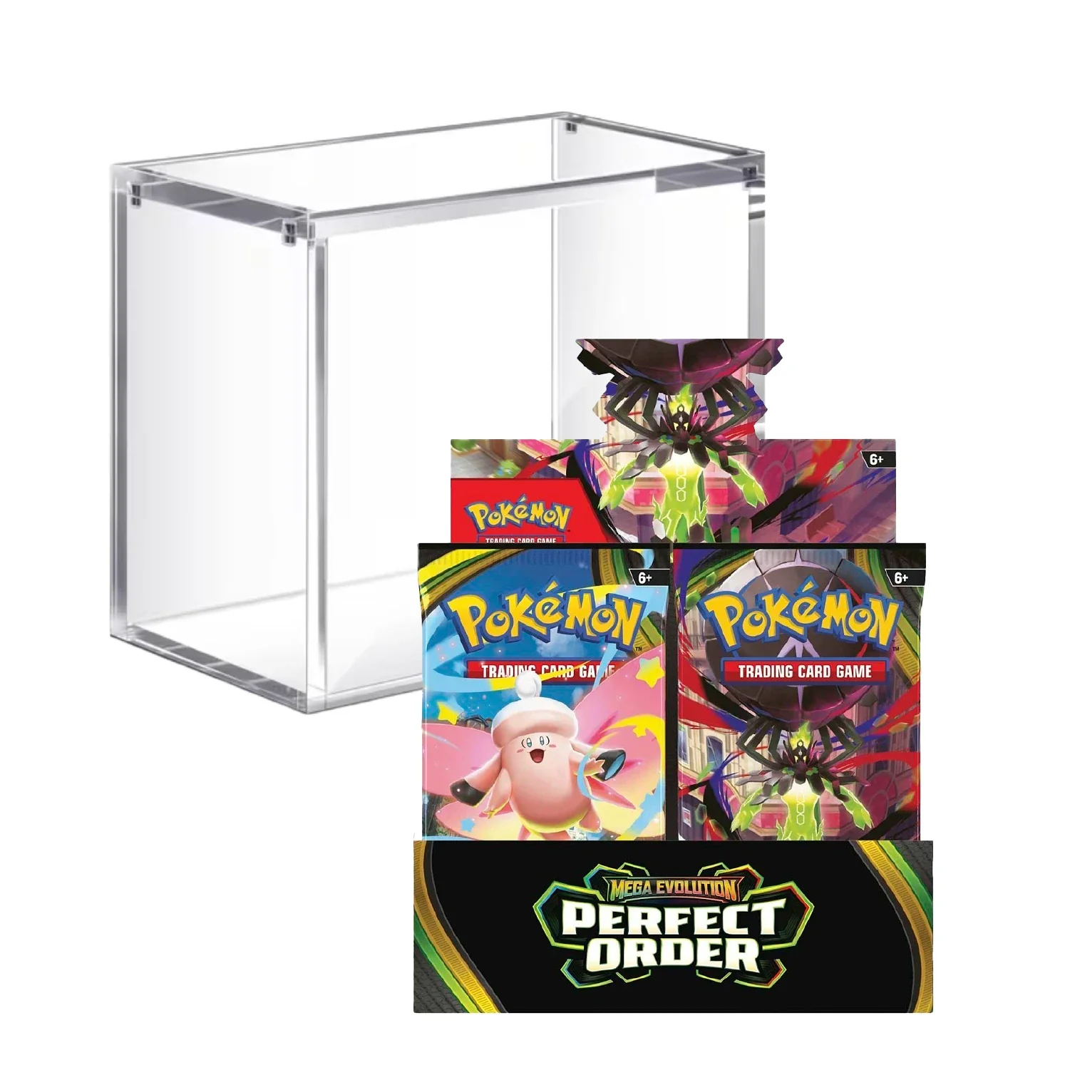 Pokemon TCG: Perfect Order - Booster Box + Acrylic Case Bundle