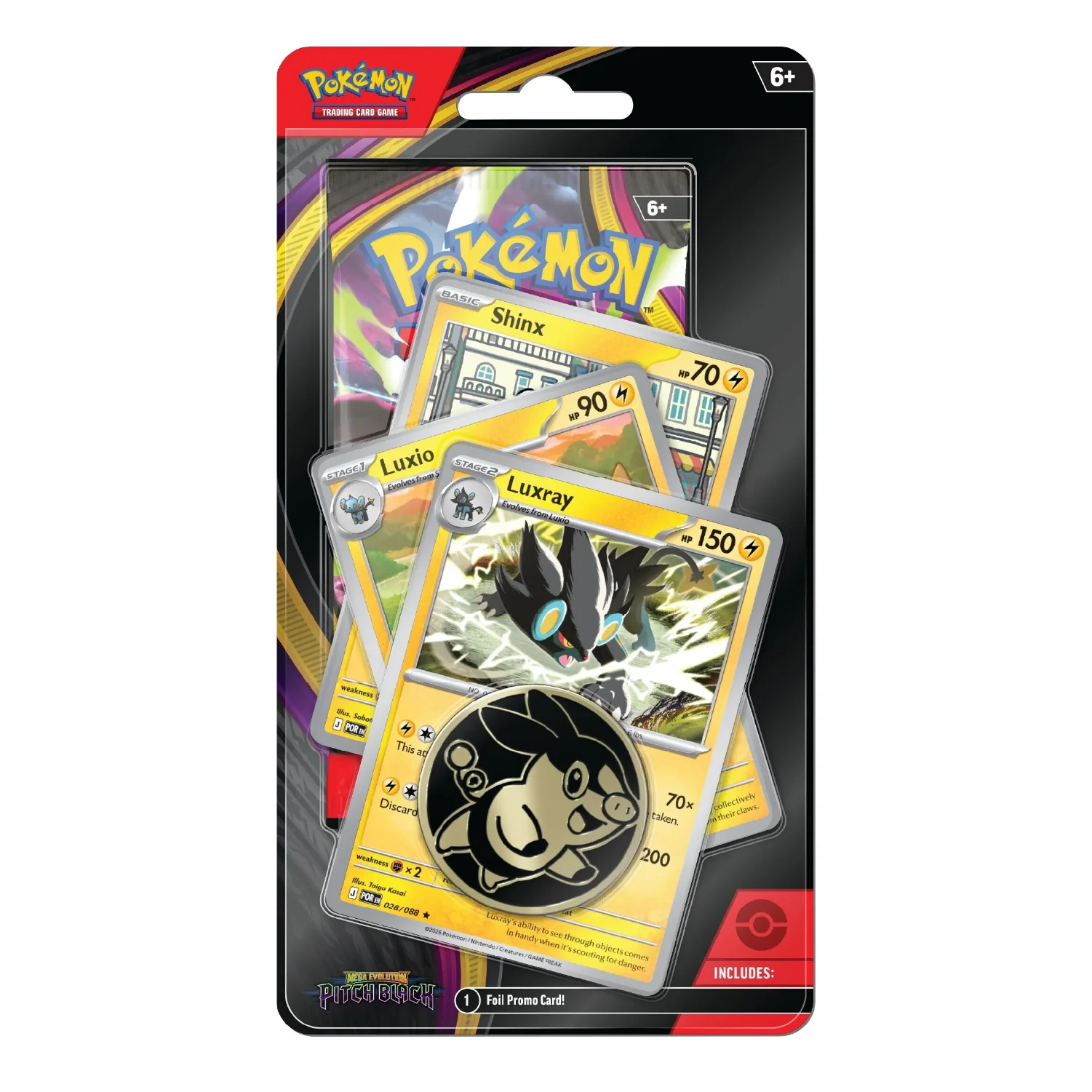 Pokemon TCG:  Pitch Black - Premium Checklane Blister - Image 2