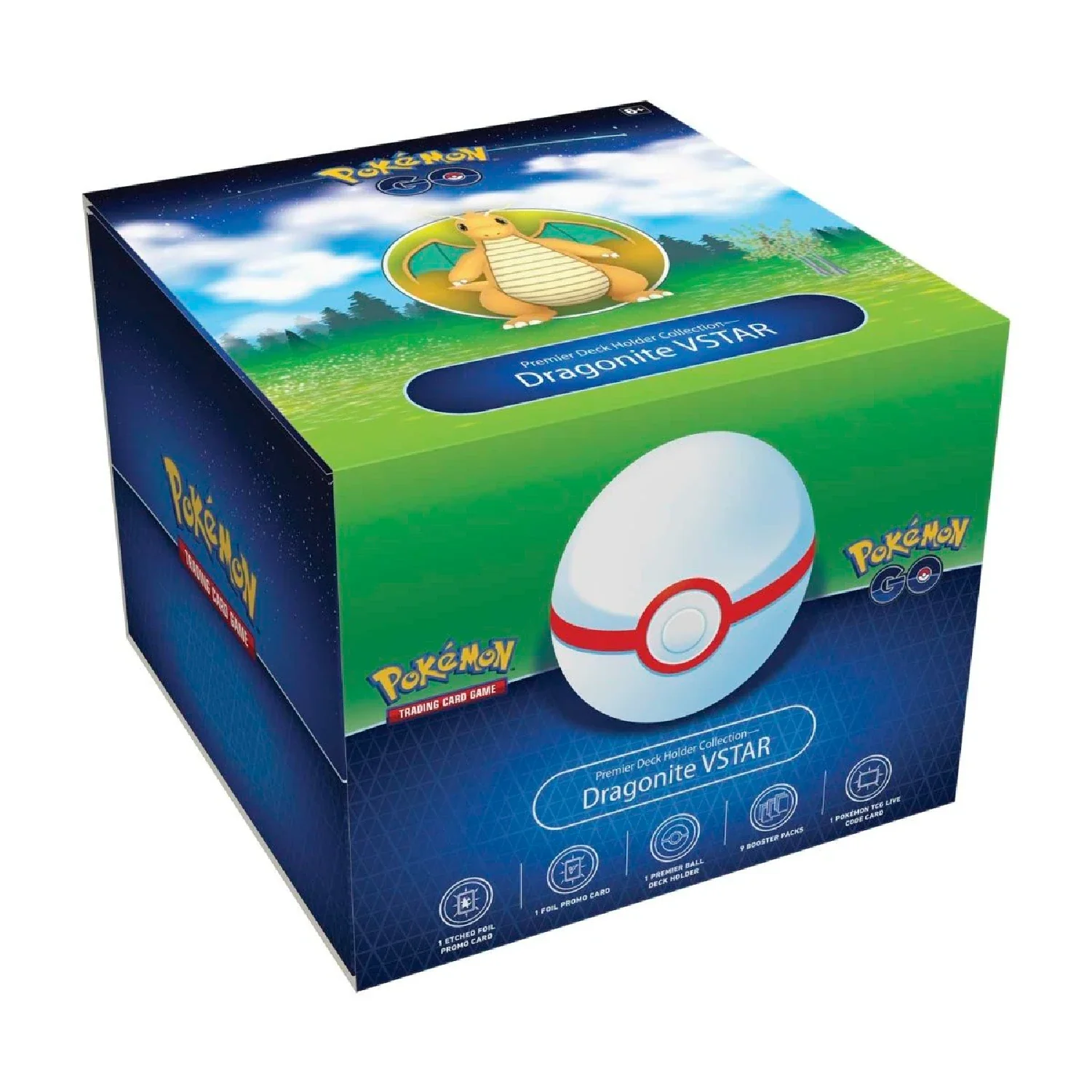 Pokemon TCG: Pokemon GO Premier Deck Holder Collection (Dragonite VSTAR)