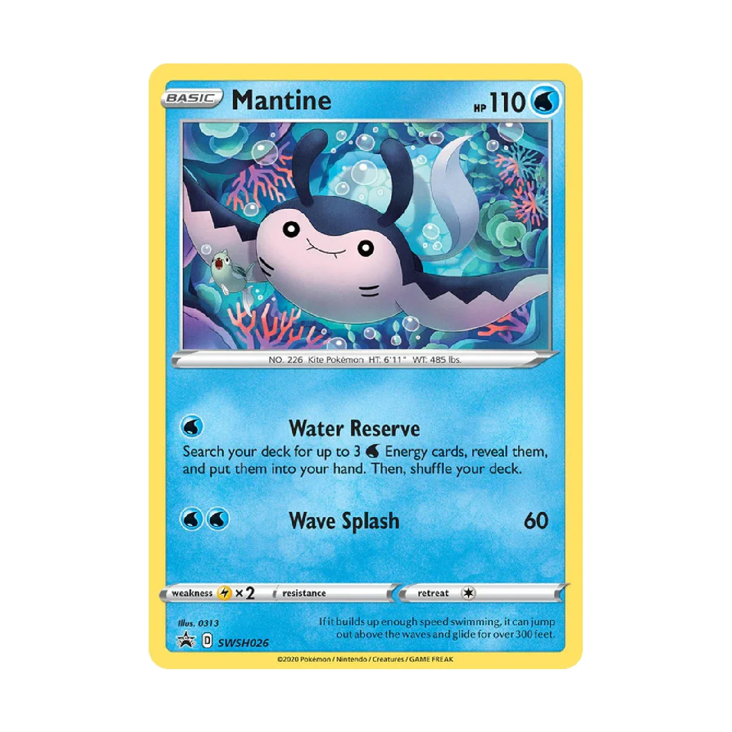 Pokemon TCG: Rebel Clash Checklane Blister Mantine - Image 2