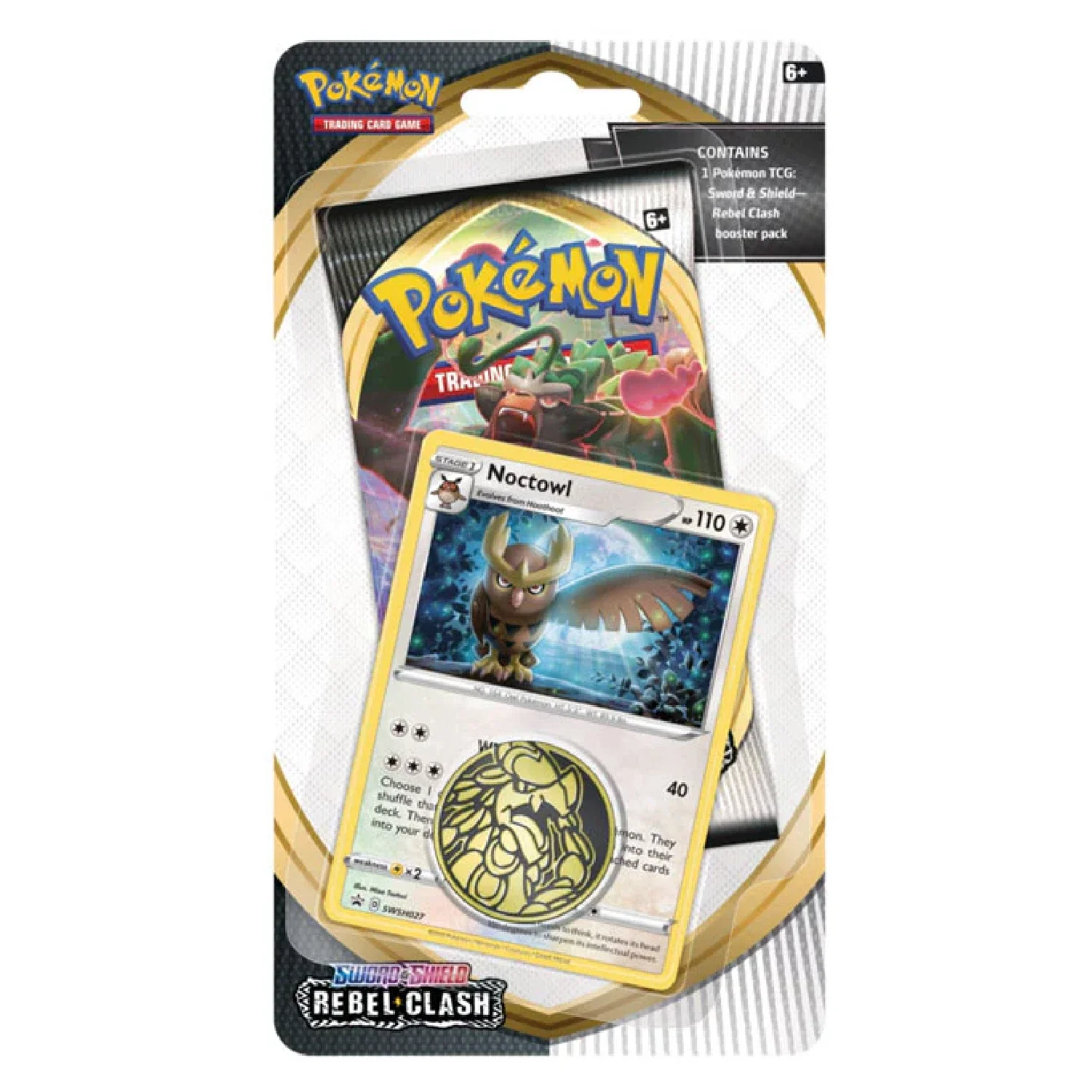 Pokemon TCG: Rebel Clash Checklane Blister Noctowl