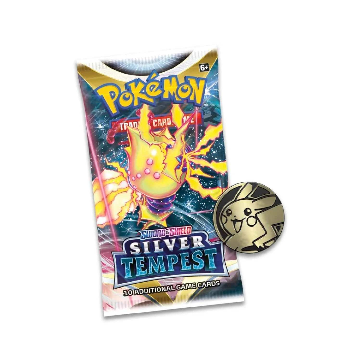 Pokemon TCG: Silver Tempest 3 Booster Packs, Coin & Togetic Promo Card - Image 8