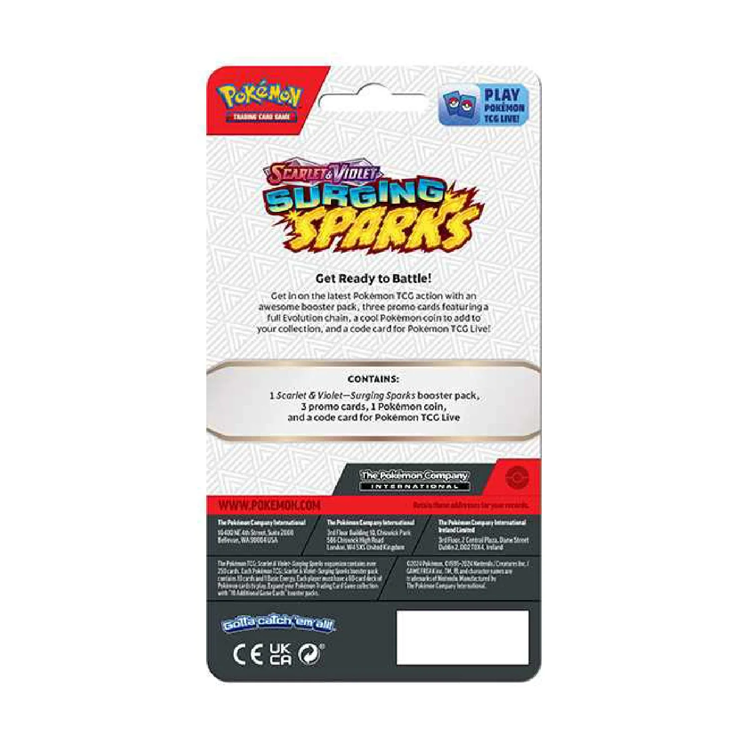 Pokemon TCG: Surging Sparks - Checklane Blister (Wooper Promo) - Image 2
