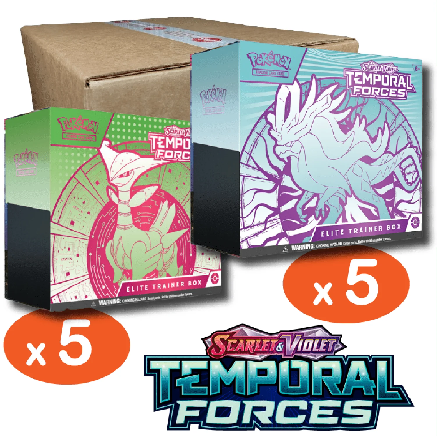 Pokemon TCG: Temporal Forces - 10x Elite Trainer Box [Sealed Case]