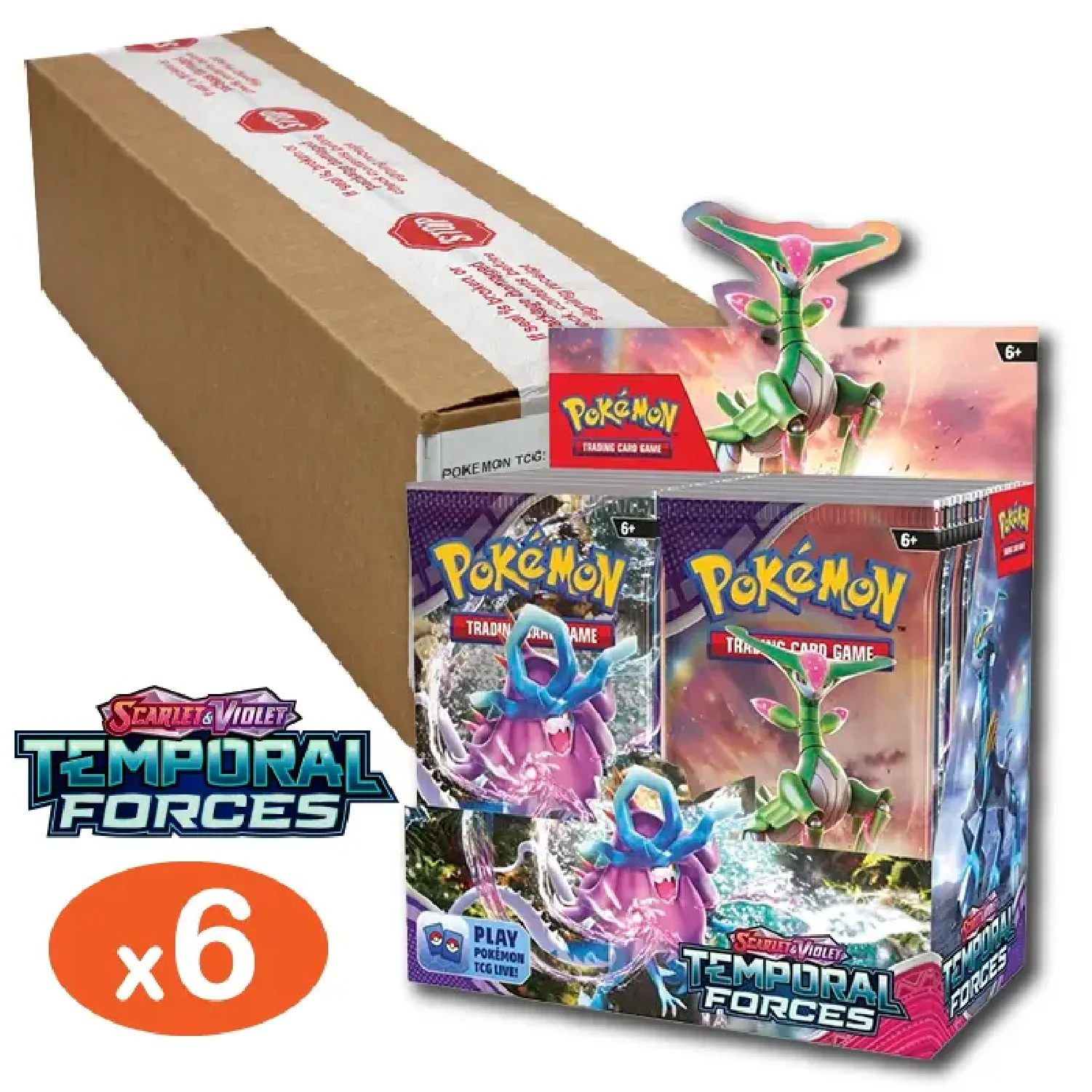 Pokemon TCG: Temporal Forces - 6x Booster Box [Sealed Case]